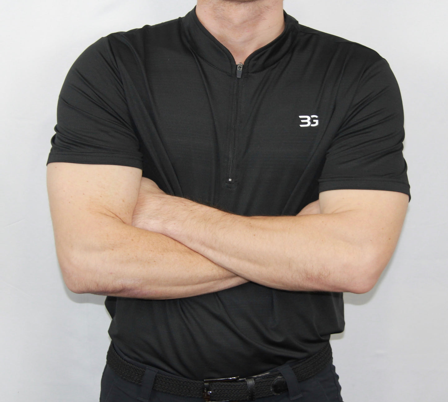 Men's Black Blade Collar